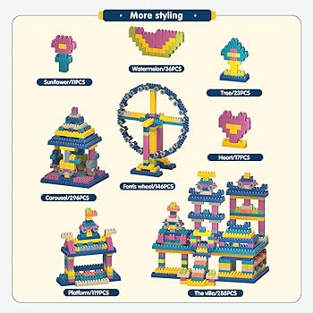 【新品】Building Blocks Library L2 ３セット 3828PCS Office Building MOC Model Building Block Set